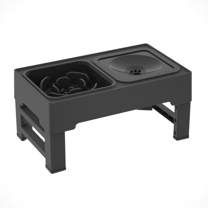Elevate Your Pet's Dining Experience with Our Adjustable Stainless Steel Pet Feeding Bowl Stand